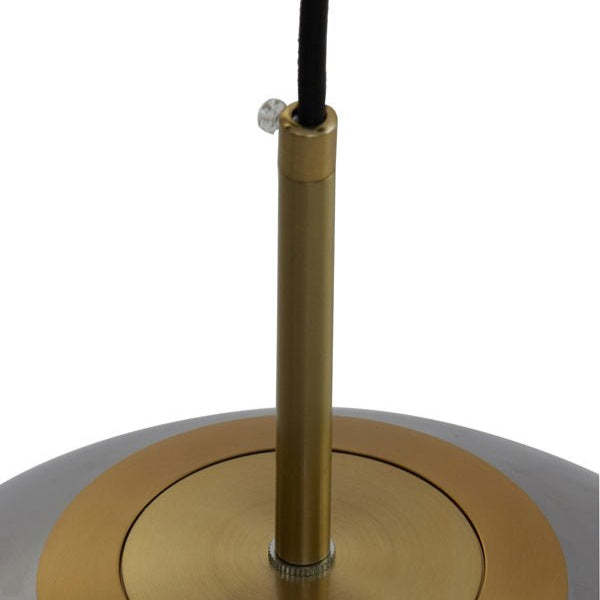 Smoked Glass Globe Hanging Lamp - 2958765 - Uneeka